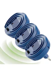 3 Modlu Çoklu Ultrasonik Kovucu – Sivrisinek, Pire, Fare, Hamam Böceği – 40 m² Alan - 1