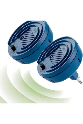 3 Modlu Çoklu Ultrasonik Kovucu – Sivrisinek, Pire, Fare, Hamam Böceği – 40 m² Alan - 2