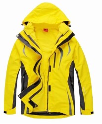 A&C 3 In 1 Kadın Ceket-SARI - A&C