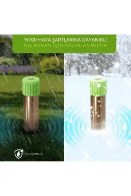 Altın Parmak Pilli Ultrasonik Kemirgen & Sürüngen Kovucu - 1250 m² Etki Alanı – Titreşimli - 4