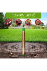 Altın Parmak Pilli Ultrasonik Kemirgen & Sürüngen Kovucu - 1250 m² Etki Alanı – Titreşimli - 3