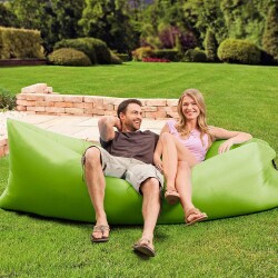 Andoutdoor Pratik Şişme Şezlong-YEŞİL - Andoutdoor