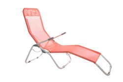 Andoutdoor Tumbona Katlanır Şezlong-KIRMIZI - Andoutdoor