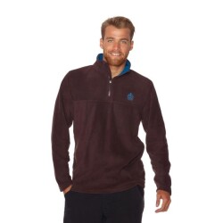 Berg Kluane Yarım Fermuar Erkek Polar-KAHVERENGİ - Berg