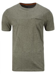 Berg Map Erkek T-Shirt-YEŞİL - Berg