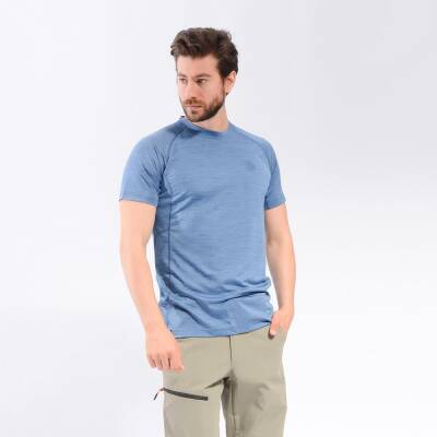 Berg Nahanni Erkek T-Shirt-MAVİ - 1