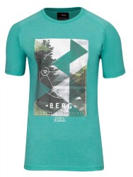 Berg Oulu Erkek T-Shirt-YEŞİL - Berg
