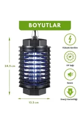 Böcek Lambası | Sessiz, Kimyasalsız ve 50 m² Etki Alanıyla Uçan Böcekleri Saf Dışı Bırakır - 1