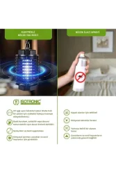 Böcek Lambası | Sessiz, Kimyasalsız ve 50 m² Etki Alanıyla Uçan Böcekleri Saf Dışı Bırakır - 4