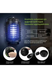 Böcek Lambası | Sessiz, Kimyasalsız ve 50 m² Etki Alanıyla Uçan Böcekleri Saf Dışı Bırakır - 5