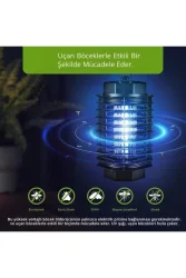 Böcek Lambası | Sessiz, Kimyasalsız ve 50 m² Etki Alanıyla Uçan Böcekleri Saf Dışı Bırakır - 6