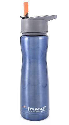 Eco Vessel Aqua Vessel Insulated Filtre Bottle Termos 0.50 Litre-MAVİ - 1
