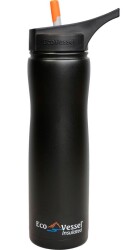 Eco Vessel Aqua Vessel Insulated Filtre Bottle Termos 0.70 Litre-SİYAH - Eco Vessel