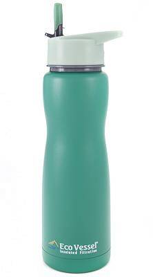 Eco Vessel Aqua Vessel Insulated Filtre Bottle Termos 0.75 Litre-YEŞİL - 1