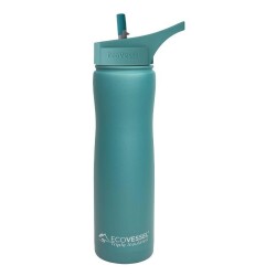 Eco Vessel Summit Insulated Steel Straw Bottle Termos 0.75 Litre-YEŞİL - Eco Vessel