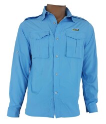 FreeCamp Arizona Erkek Gömlek-MAVİ - FreeCamp