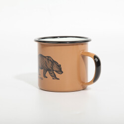 FreeCamp Campers Emaye Mug 350ml-BEJ - 2