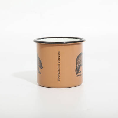 FreeCamp Campers Emaye Mug 350ml-BEJ - 3