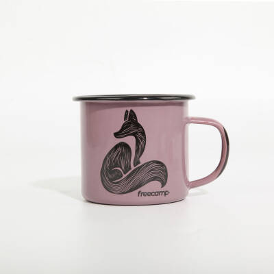 FreeCamp Campers Emaye Mug 350ml-LİLA - 1