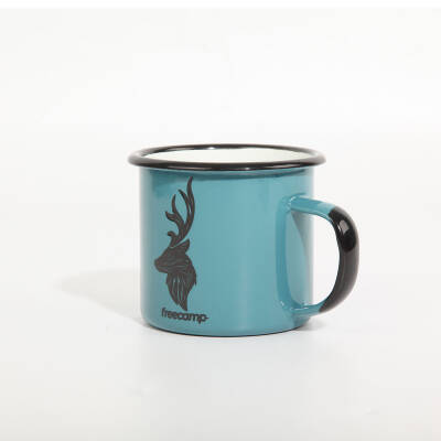 FreeCamp Campers Emaye Mug 350ml-MAVİ - 2