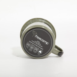 FreeCamp Campers Emaye Mug 350ml-YEŞİL - 4