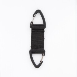 FreeCamp Çift Taraflı Örgü Anahtarlık-SİYAH - FreeCamp