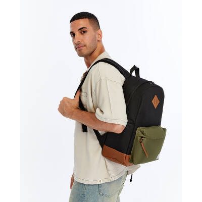 FreeCamp DayPack Limited Sırt Çantası-SİYAH-HAKİ - 2