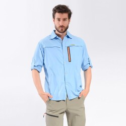 FreeCamp Florida Erkek Gömlek-MAVİ - FreeCamp