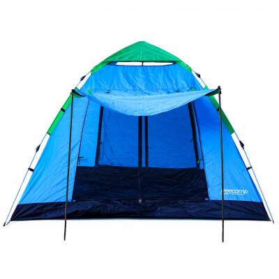 FreeCamp Inventor 4 Kişilik Otomatik Çadır-MAVİ-YEŞİL - 1