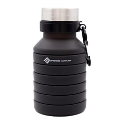 FreeCamp Katlanır Karabinalı Matara-SİYAH - FreeCamp