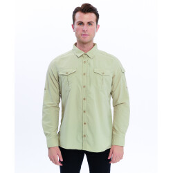 FreeCamp Odina Erkek Gömlek-BEJ - 3