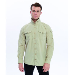 FreeCamp Odina Erkek Gömlek-BEJ - 5