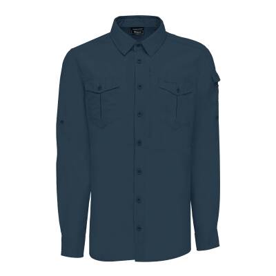 FreeCamp Odina Erkek Gömlek-GRİ - 1