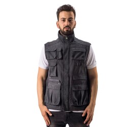 FreeCamp Vest Erkek Balıkçı Yelek-ANTRASİT - FreeCamp