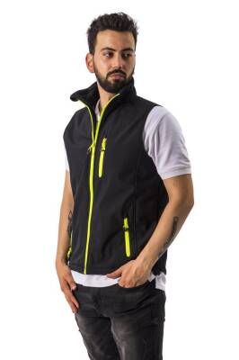 FreeCamp Vest Erkek Softshell Yelek-SİYAH - 2