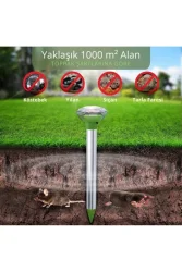 Güneş Enerjili Ultrasonik Kovucu – Kemirgen ve Sürüngenlere Karşı, 1000 m² Alanda Etkili - 6