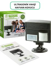 Hareket Sensörlü Çoklu Frekanslı Vahşi Hayvan Kovucu – Ultrasonik, Pil veya Adaptör - 1