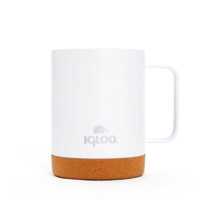 Igloo Cork Mug 350ml-BEYAZ - 2