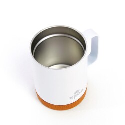 Igloo Cork Mug 350ml-BEYAZ - 3