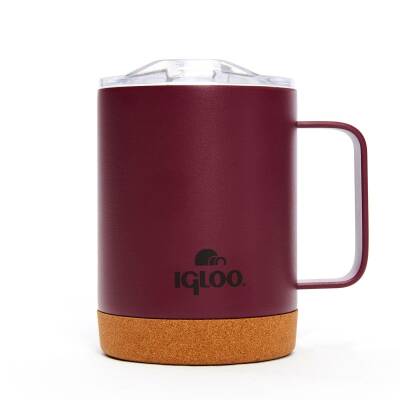 Igloo Cork Mug 350ml-BORDO - 1