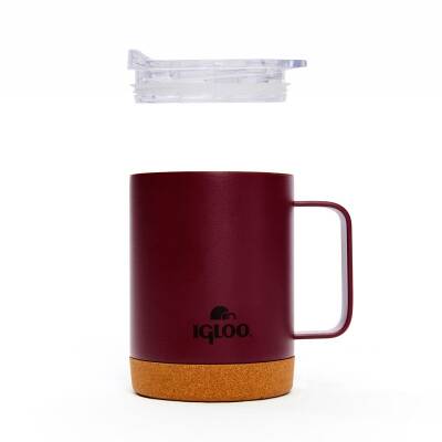 Igloo Cork Mug 350ml-KIRMIZI - 5