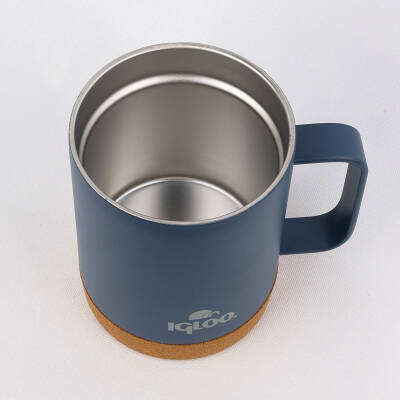 Igloo Cork Mug 350ml-MAVİ - 4
