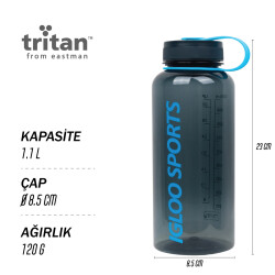 Igloo Sports Tritan Matara 1.1 Litre-TURKUAZ - 5