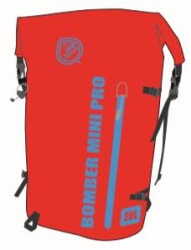 Jr Gear Bomber Mini Pro Su Geçirmez Çanta 20 Litre-KIRMIZI - Jr Gear