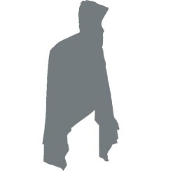 Jr Gear Poncho Unisex Panço Yağmurluk-GRİ - Jr Gear