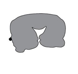 Jr Gear U Pillow Boyun Yastığı-GRİ - Jr Gear