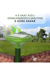 Kemirgen ve Sürüngenlere Karşı Güneş Enerjili Cihaz–Yılan, Fare, Köstebek İçin, 1250 m² Alan - 6