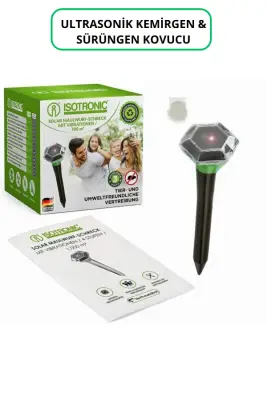 Kemirgen ve Sürüngenlere Karşı, Güneş Enerjili Hayvan Kovucu – 700 m², Fare & Yılan - 1