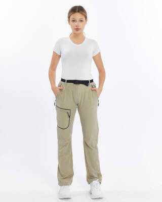 Mapamyumco Quick Dry Kadın Trekking Pantolon-BEJ - 1