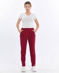 Mapamyumco Quick Dry Kadın Trekking Pantolon-BORDO - 1